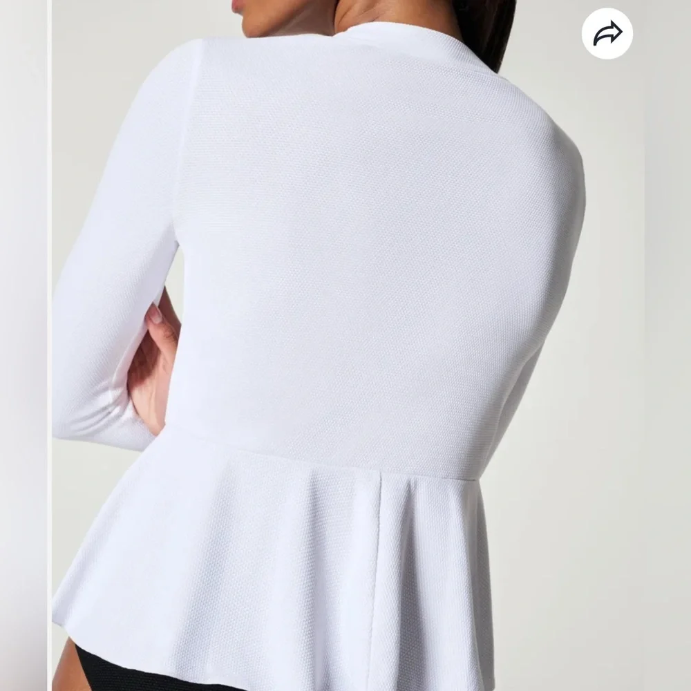 SPANX Pique Long Sleeve Swim Shirt
Crisp White ~ NWT - Picture 13 of 13